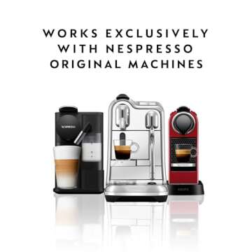 Nespresso Capsules Original Line Tokyo Vivalto Lungo, Medium Roast Coffee, 50 Count Coffee Pods