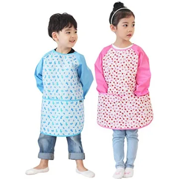 Plie Kids Waterproof Long Sleeve Painting Apron