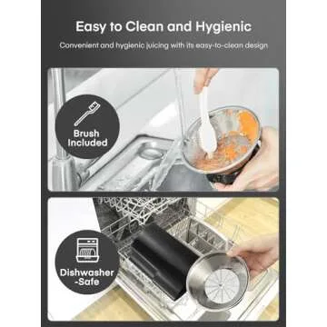 Juilist Juicer Extractor - 800W, Easy to Clean, Compact