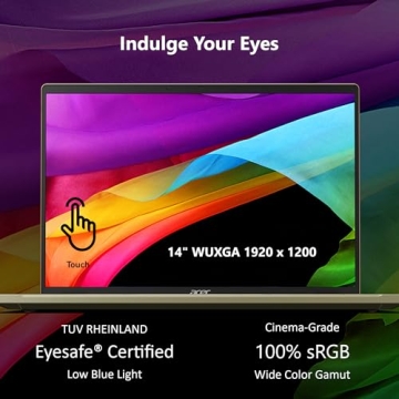 Premium Acer Swift Go Laptop 14" Touchscreen Intel i7