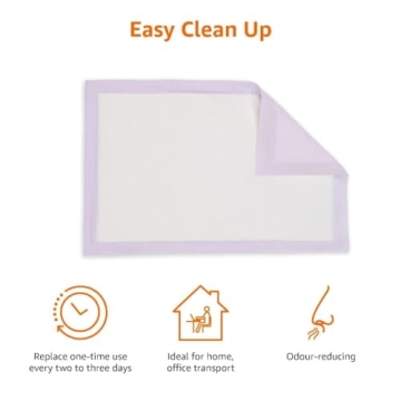 Amazon Basics Cat Pad Refills - 40 Unscented Pads