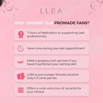 LLBA Promade Fans Handmade Volume Eyelashes for Professionals