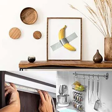 Hitaco 3M VHB Double Sided Tape Acrylic Foam Tape, Heavy Duty, Industrial Mounting Waterproof, LED Strip Lights, Car Decor, Home Decor and Office Décor, 33 Feet x 0.4 Inch, (Double Sided Tape 5925)