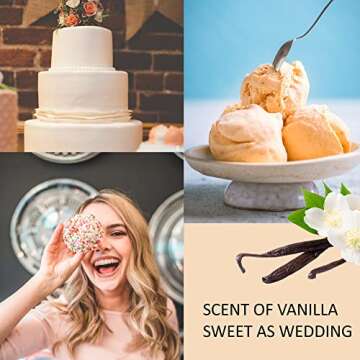 Unique Bridesmaid Gifts with Soy Wax Vanilla Candle