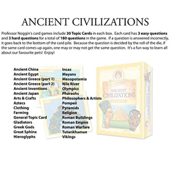 Professor Noggin's Ancient Civilizations Fun Educational Card Game