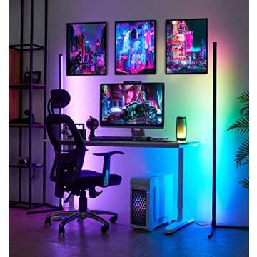 Japan Art Poster Set of 4,Japanese Neon Art, University Poster Print Artwork,Tokyo Anime Wall Art Pi...