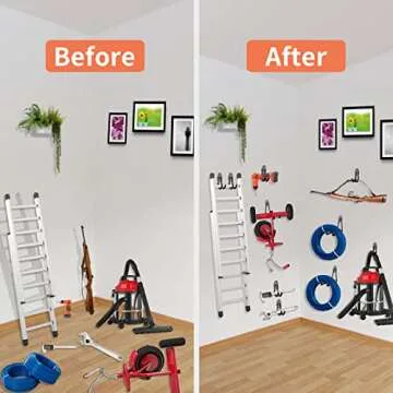 HUPBIPY Heavy-Duty Garage Hooks for Ultimate Organization