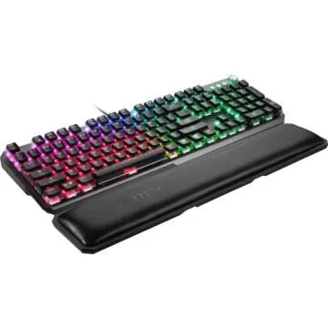 MSI Vigor GK71 Sonic Blue US Mechanical RGB Gaming Keyboard Sonic Blue Switches