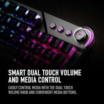 MSI Vigor GK71 Sonic Blue US Mechanical RGB Gaming Keyboard Sonic Blue Switches