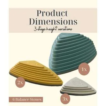 Everett & Avery Co. Sensory Stepping Stones for Kids