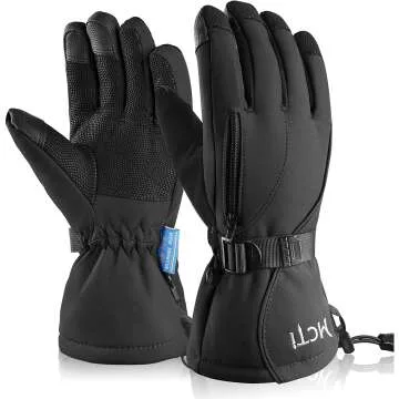 MCTi Men's Waterproof Ski Gloves with 3M Thinsulate