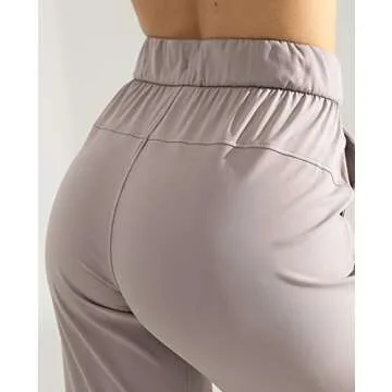 AJISAI Women's Joggers Pants Drawstring Running Sweatpants with Pockets Lounge Wear Cloud M