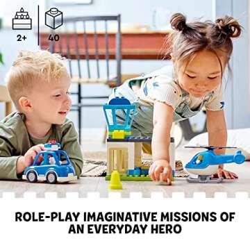Interactive LEGO DUPLO Police Station for Toddlers