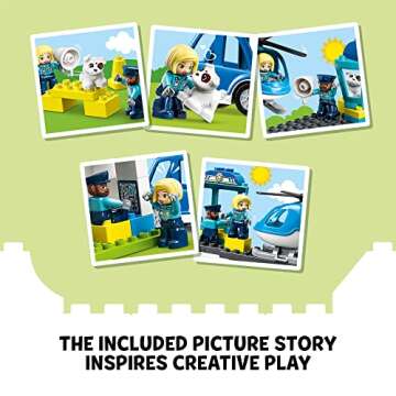 Interactive LEGO DUPLO Police Station for Toddlers