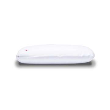 I Love Pillow Traditional Advanced Memory Foam Sleeping Pillow, Ergonomic Design, Perfect for Stomach, Back and Side Sleepers Machine Washable Cover, Queen, Medium, White