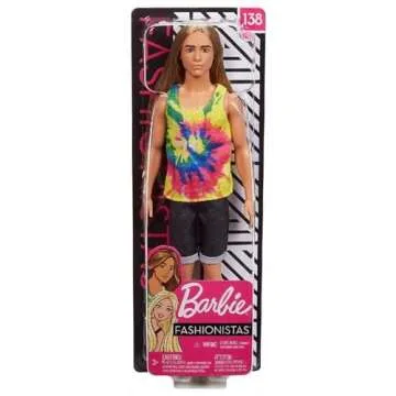 Trendy Barbie Ken Fashionistas Doll with Blonde Hair