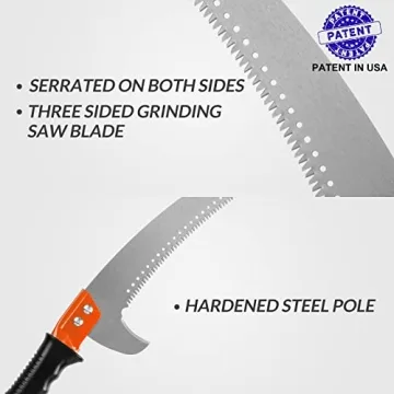 Walensee 14 FT Lightweight Stainless Steel Tree Pruner