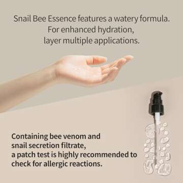 BENTON Snail Bee High Content Essence 60ml (2.02 fl oz.) - Snail Mucin Essence with Niacinamide & Bee Venom | Korean Skin Care Face Moisturizer For Women & Men (2022 Package)