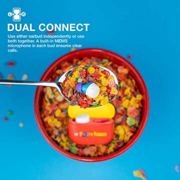 JLab Fruity Pebbles Go Air Pop Earbuds with Charging Case