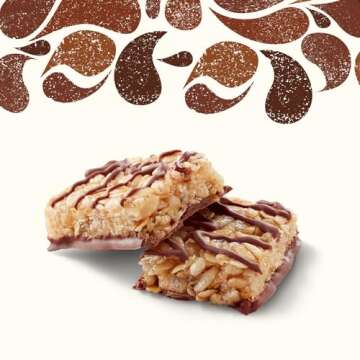 Cascadian Farm Chocolate Drizzle Granola Bars, Gluten Free, 5 ct