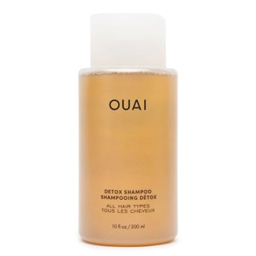 OUAI Detox Shampoo 10 oz - Clarifying Hair Care with Apple Cider Vinegar