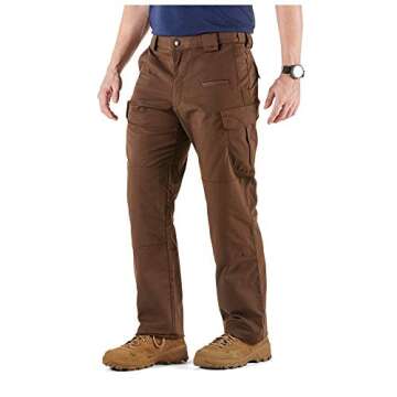 5.11 Men's Stryke Tactical Military Cargo Work Pant with Flex-Tac, Style 74369, Burnt, 36W x 34L