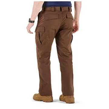 5.11 Men's Stryke Tactical Military Cargo Work Pant with Flex-Tac, Style 74369, Burnt, 36W x 34L