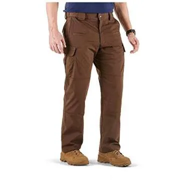 5.11 Men's Stryke Tactical Military Cargo Work Pant with Flex-Tac, Style 74369, Burnt, 36W x 34L