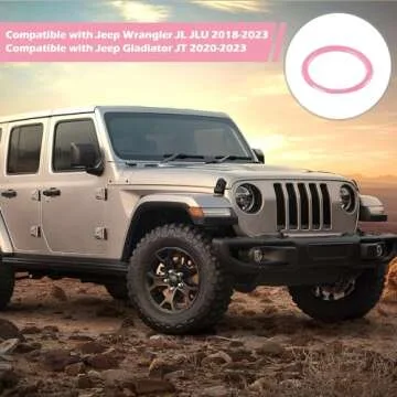 RT-TCZ Pink AC Vents Cover Trim for Jeep Wrangler & Gladiator