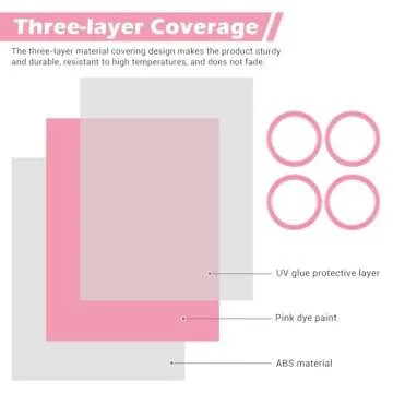 RT-TCZ Pink AC Vents Cover Trim for Jeep Wrangler & Gladiator