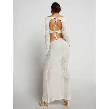 Stylish Women's Crochet Knit Skirt Set for Every Occasion