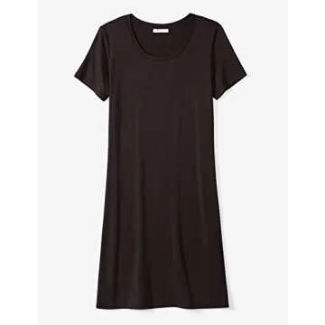 Daily Ritual Women's Stylish Short-Sleeve T-Shirt Dress