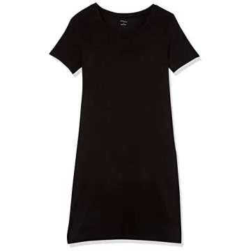 Daily Ritual Women's Stylish Short-Sleeve T-Shirt Dress