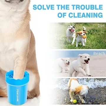 Comotech Dog Paw Cleaner - Portable Washer with Towels