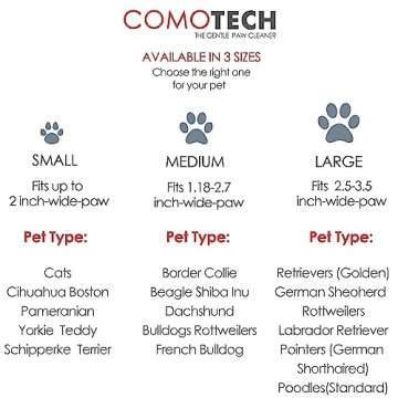 Comotech Dog Paw Cleaner - Portable Washer with Towels