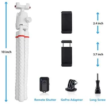 Flexible Phone Tripod with Wireless Remote Control