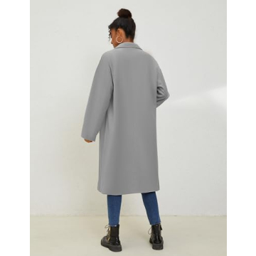UANEO Women's Cozy Wool Blend Oversized Winter Coat
