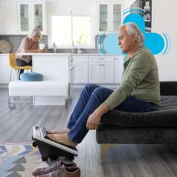 MedMassager Foot Massager Plus | Deep Tissue Massage Therapy, at-Home Massager, Dual Speed, Portable & Compact, Fast Relief from Neuropathy, Improves Blood Circulation | MMF06