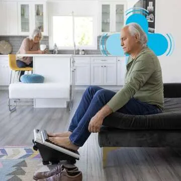 MedMassager Foot Massager Plus | Deep Tissue Massage Therapy, at-Home Massager, Dual Speed, Portable & Compact, Fast Relief from Neuropathy, Improves Blood Circulation | MMF06