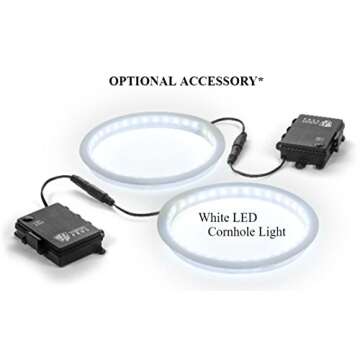 Tailgating Pros 4'x2' Cornhole Boards w/Carrying Case & Set of 8 Cornhole Bags (You Pick Color) 25 Bag Colors! (Stars/Stripes, 4'x2' Boards)