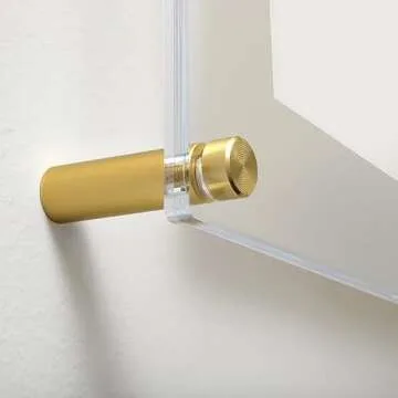 Wexel Art 1.5" Gold Stainless Steel Mounting Hardware for Acrylic Floating Frames (Pack of 4)