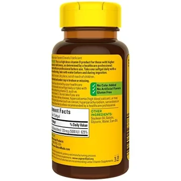 Nature Made Extra Strength Vitamin D3 5000 IU for Health Support
