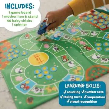 Peaceable Kingdom Count Your Chickens and Snug as a Bug Cooperative Board Games for Kids Bundle