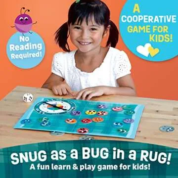 Peaceable Kingdom Count Your Chickens and Snug as a Bug Cooperative Board Games for Kids Bundle