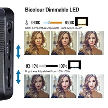 VIJIM VL120 LED Video Light Portable Dimmable Bi-Color