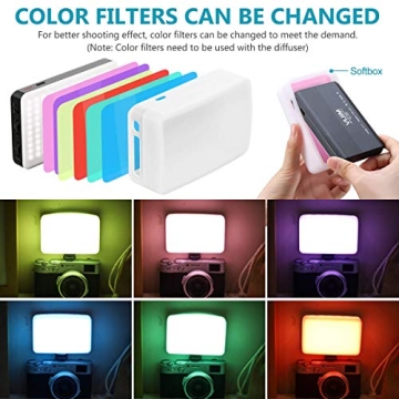 VIJIM VL120 LED Video Light Portable Dimmable Bi-Color