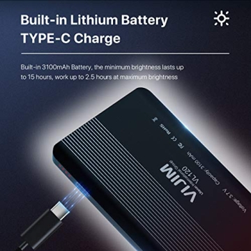 VIJIM VL120 LED Video Light Portable Dimmable Bi-Color