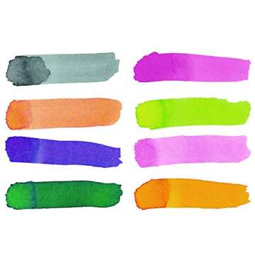 Colorations PLWS Liquid Watercolor Paint, 8 fl oz, Set of 8, Non-Toxic, Painting, Kids, Craft, Hobby, Fun, Water Color, Posters, Cool effects, Versatile, Gift