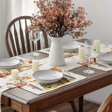 WEISPARK Artificial Flowers 10 pcs Faux Babys Breath Silk Flower Fake Gypsophila Bulk Bouquet for Home Office Wedding Restaurant Centerpieces Christmas Party Decor