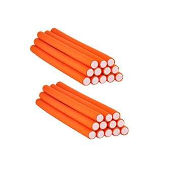 10" Spiral Hair Foam Curler Roller Set - 24 Pieces - twist curls flex rods (5/8"), Hair curls, hair ...